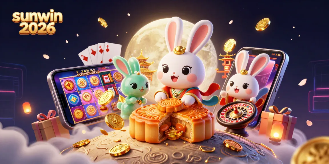Spin and win at sunwin 2026 showcasing exciting lunar-themed casino delights with vibrant graphics.