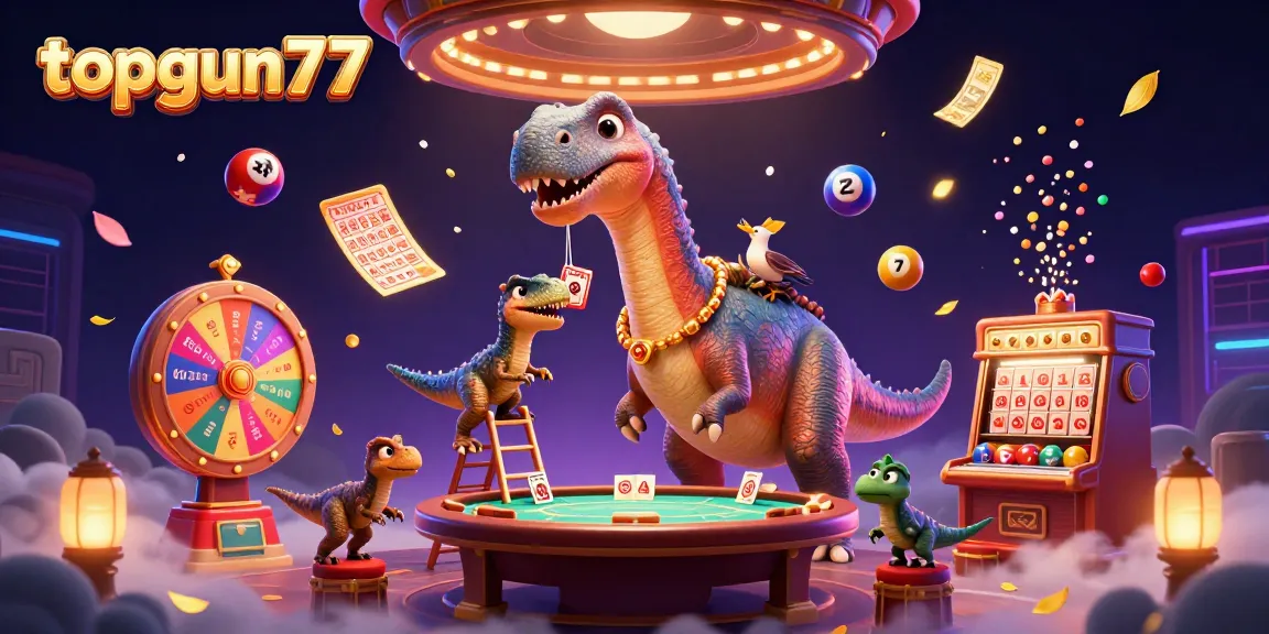 Rasakan keseruan di topgun77 dengan brontosaurus dan raptor di kasino.