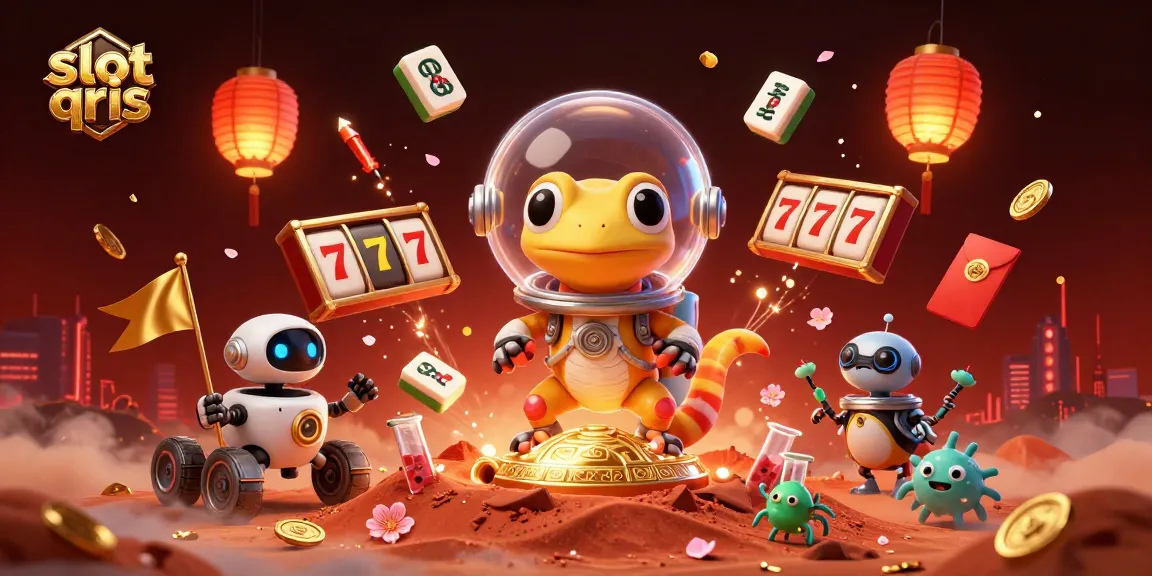 Experience thrilling gameplay with slot qris as a Martian gecko discovers a golden casino.