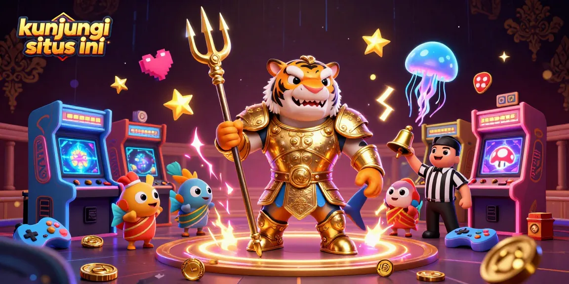 Engage with exciting games at kunjungi situs ini, featuring a vibrant underwater casino scene.