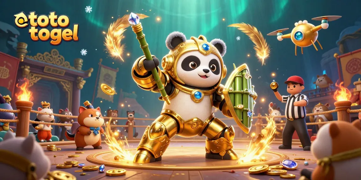 Menangkan toto togel dengan gaya dalam gambar 3D penuh warna dan detail yang kaya.