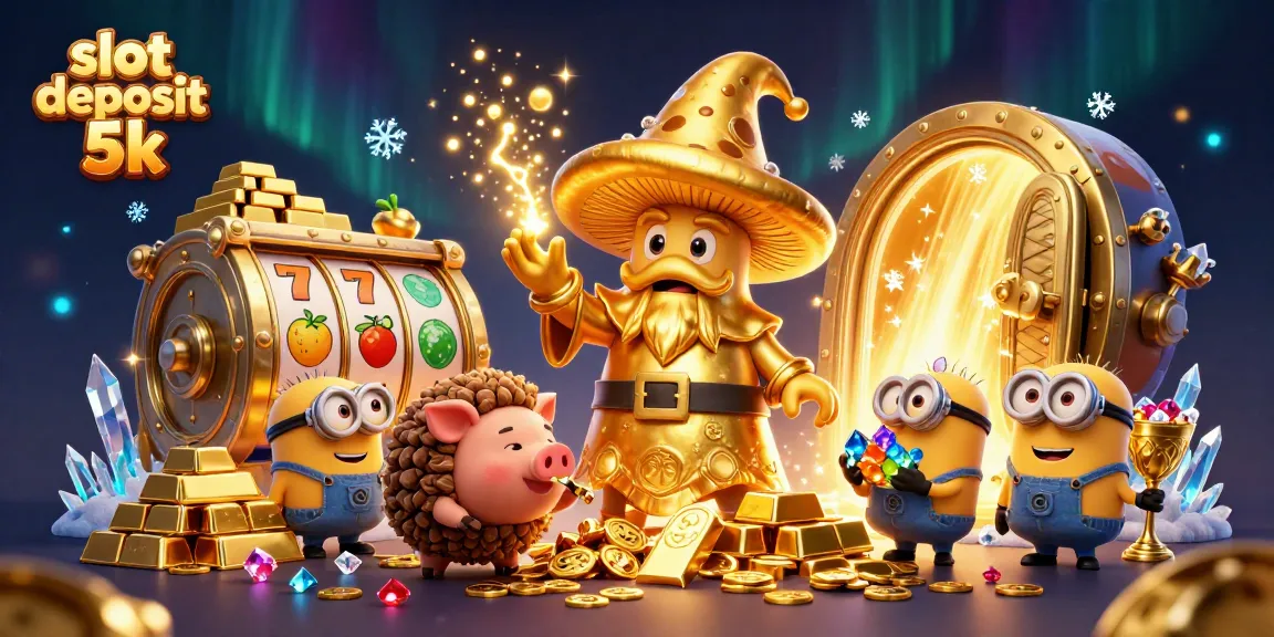 Menangkan hadiah besar dengan slot deposit 5k pada ilustrasi kasino yang menakjubkan.
