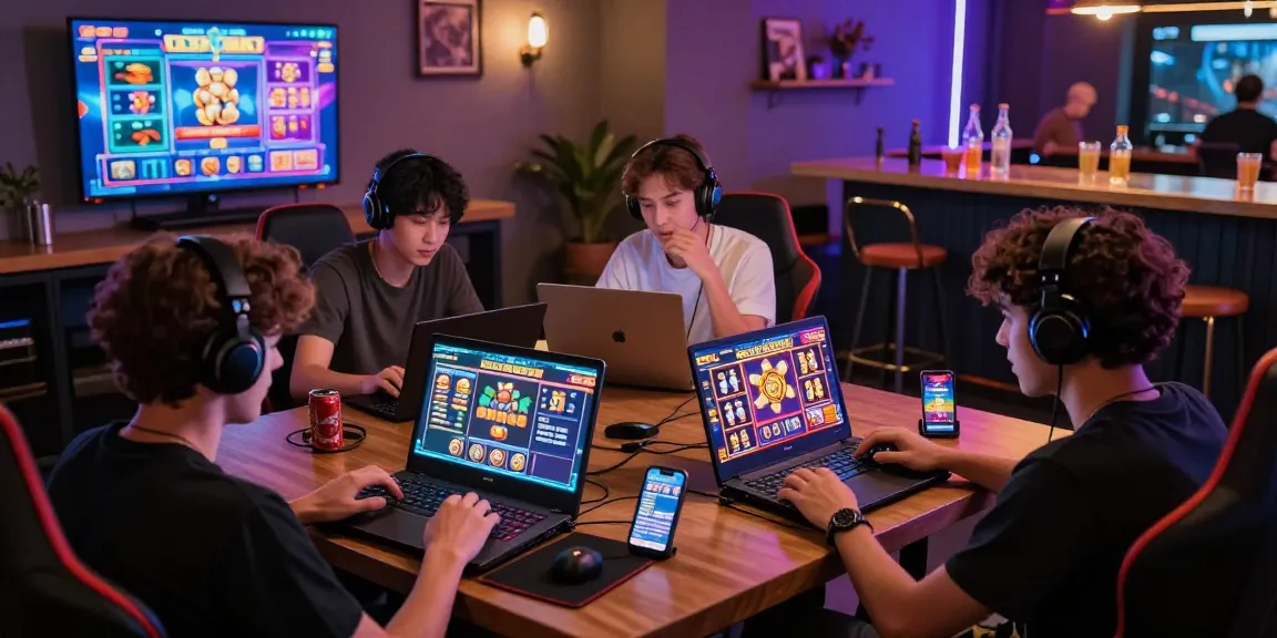 Players enjoying tempototo slot games in an engaging gaming lounge.
